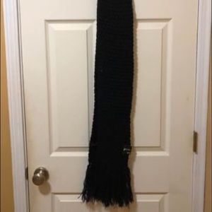 A.n.a black knitted scarf